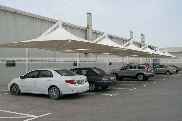 tensile car parking sheds